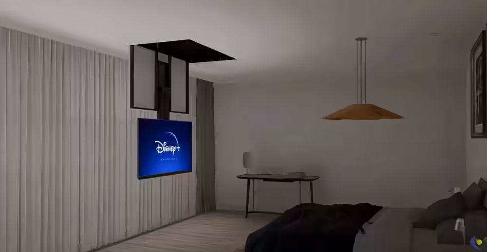 Soporte de TV Techo Extensible Motorizado