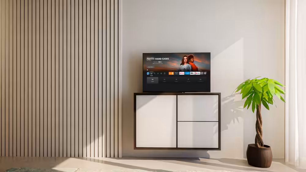 Soporte de TV Techo Extensible Motorizado Vertical