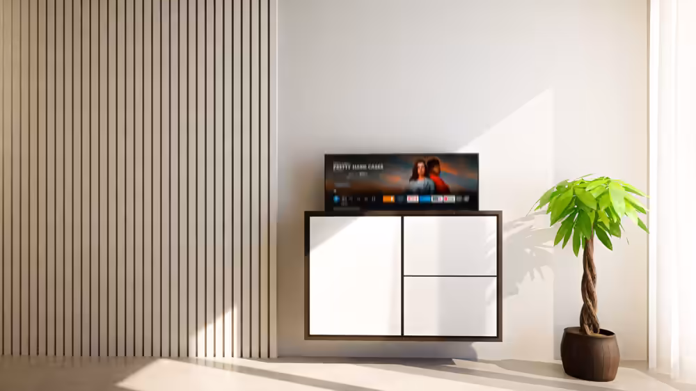 Soporte de TV Techo Extensible Motorizado Vertical
